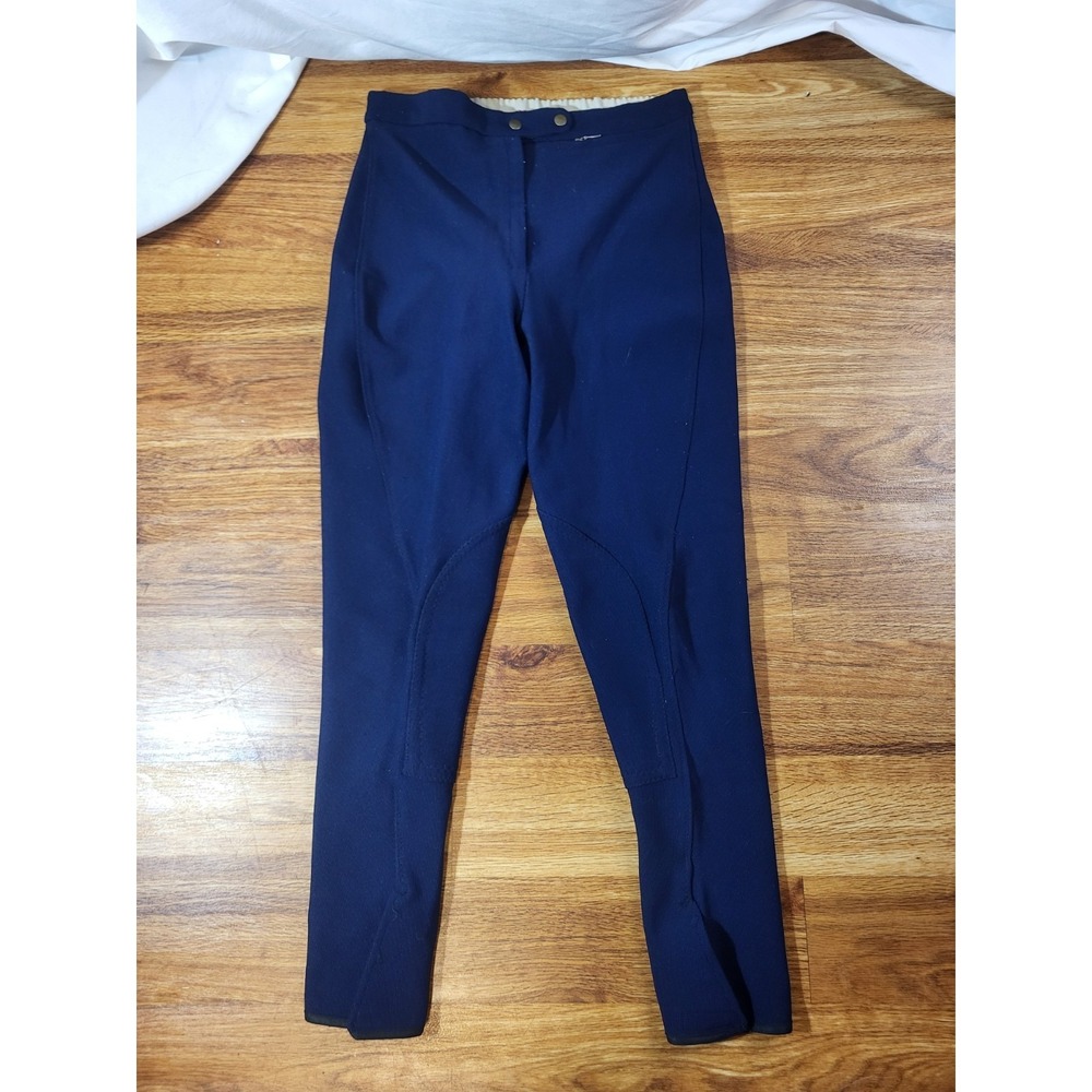Harry Hall Ladies Breeches Navy corduroy Riding Pants size S Women's